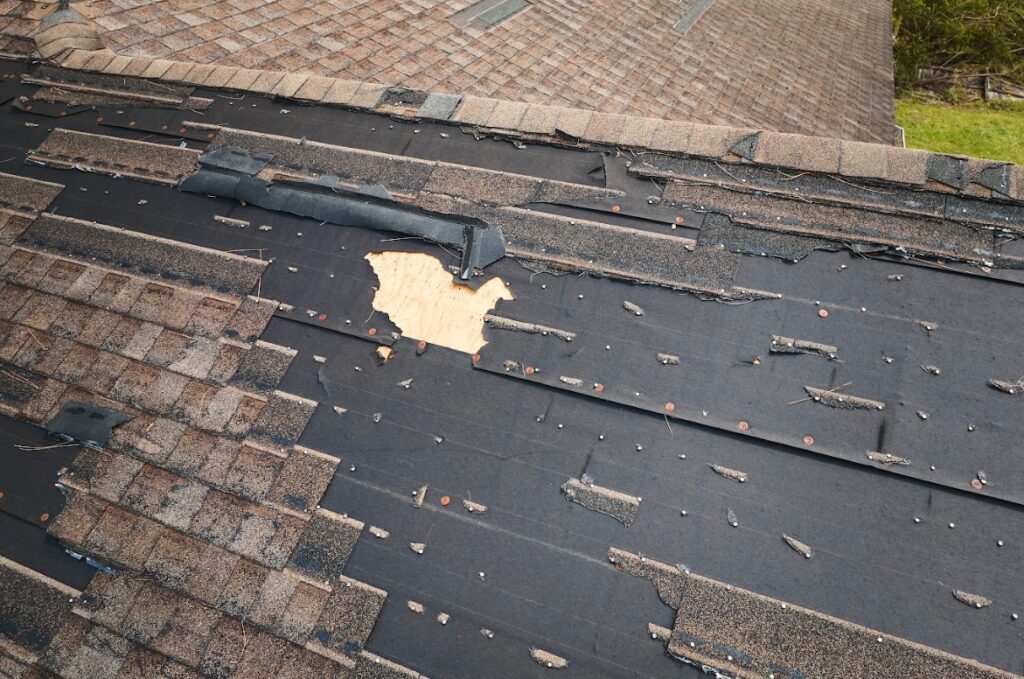 storm damage roof repairs in Lancaster