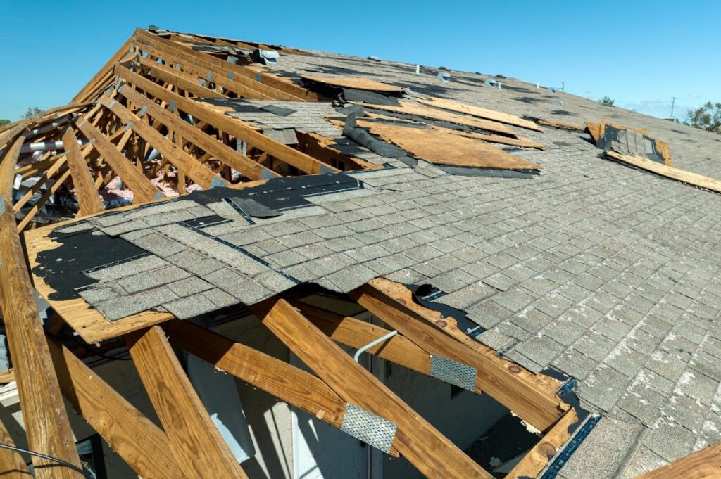 roof damage insurance claim