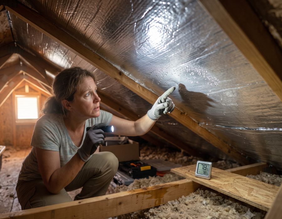 Summer Attic Condensation in PA & MD