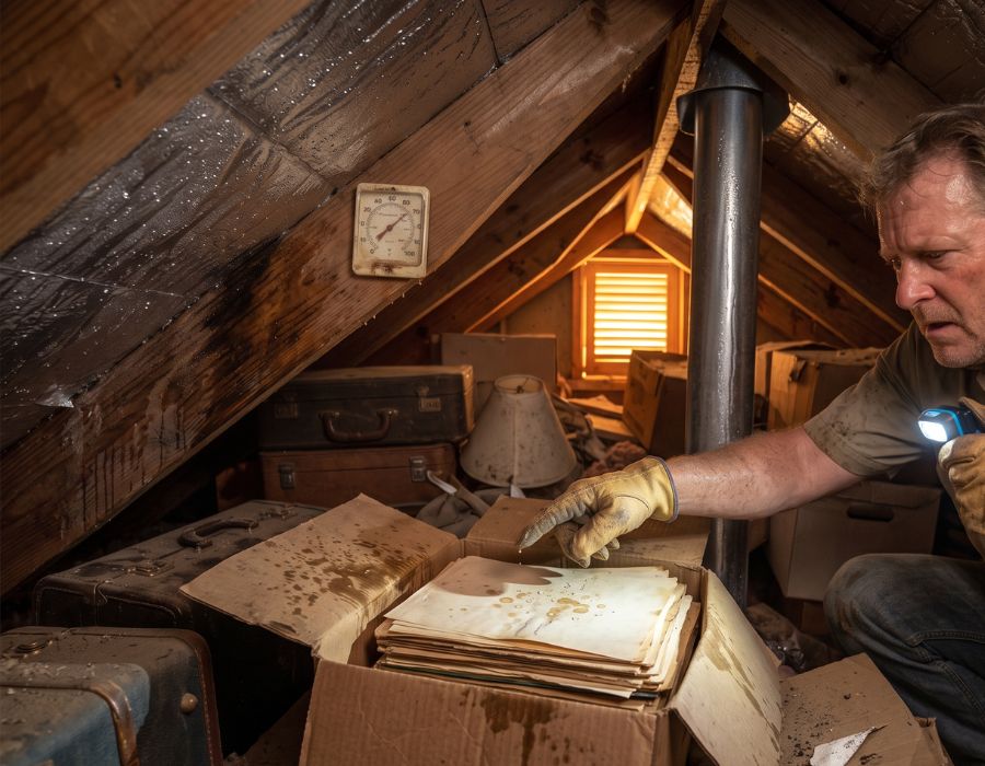 Summer Attic Condensation in PA & MD